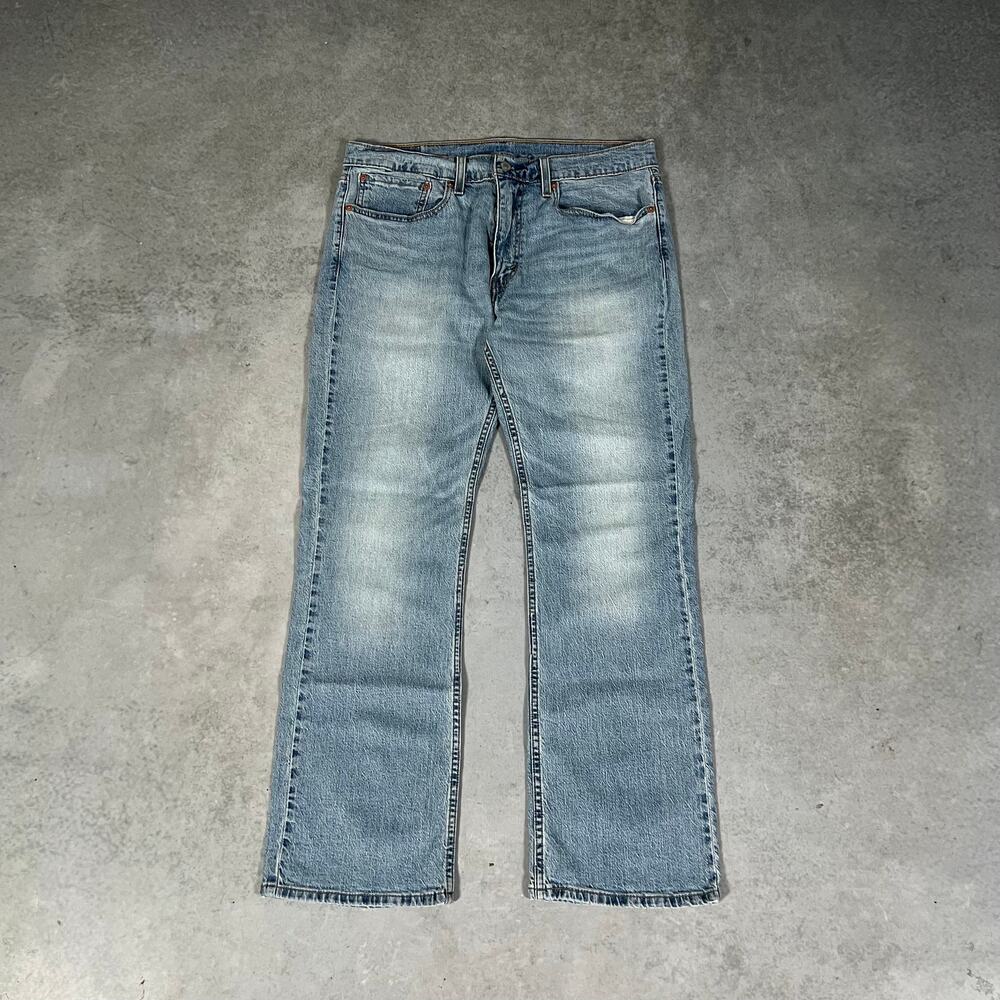 Levi's 527 Bootcut Jeans Men's Light Wash Denim Size 34x30